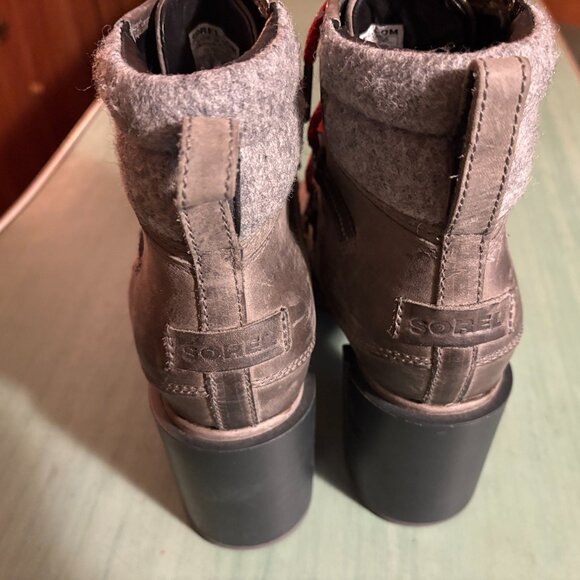 Womens Sorel Blake Waterproof Block Heel Booties Size 10 1876651052 - Picture 5 of 10